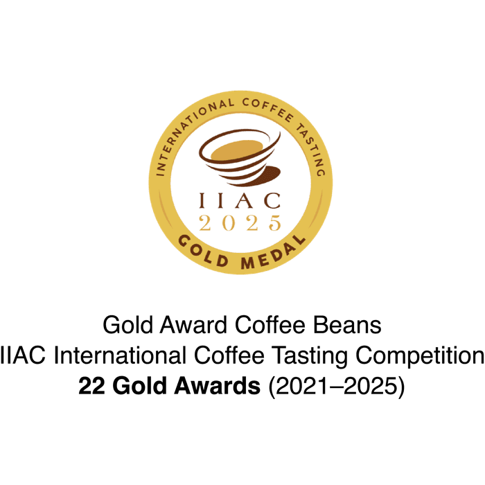 IIAC International Coffee Tasting — Gold Medal 2025