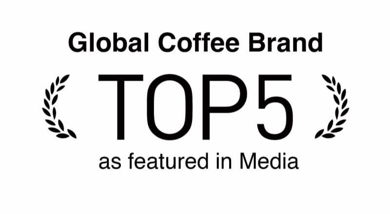 Global Coffee Brand — TOP 5, as featured in media